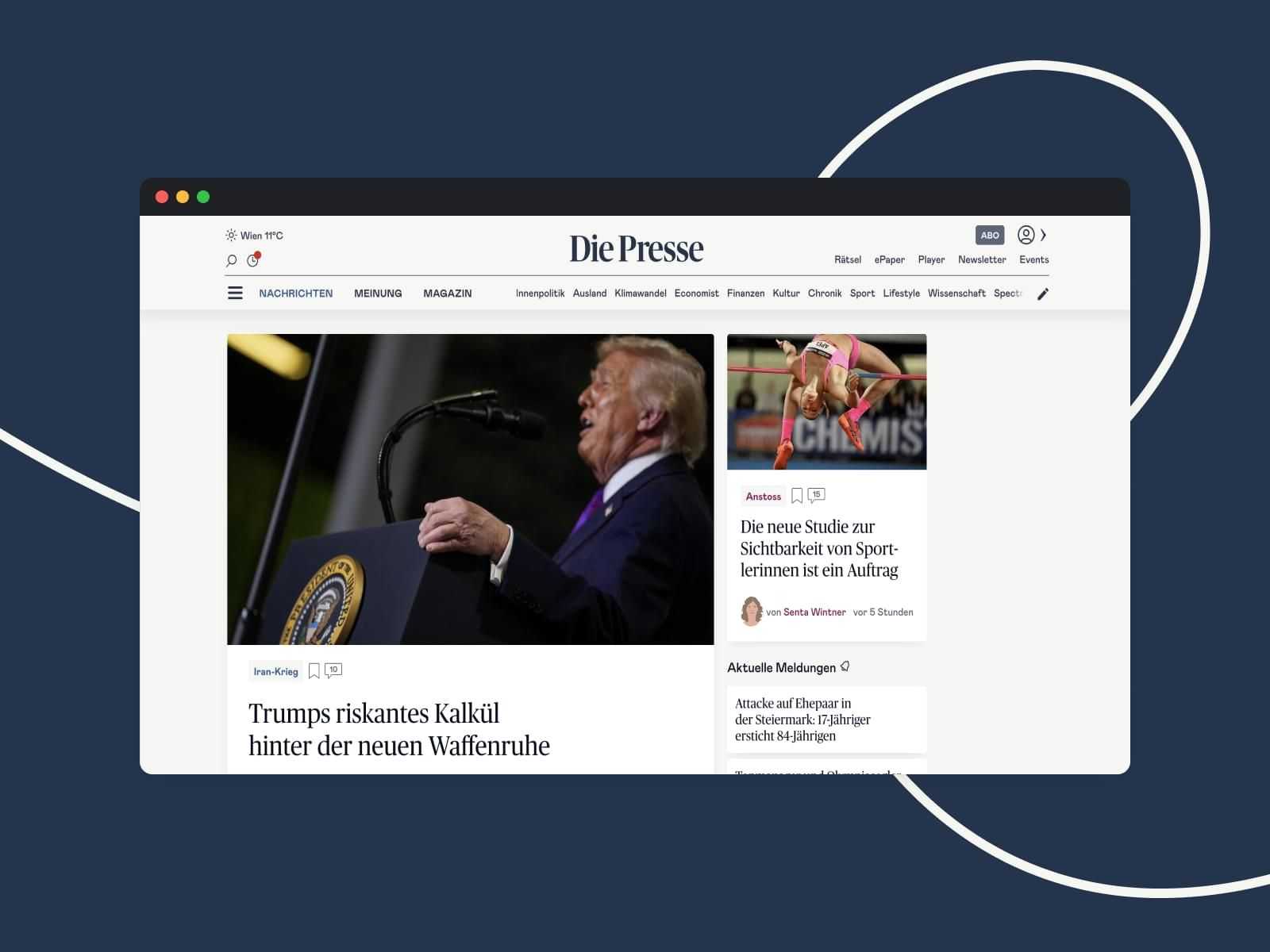 Die Presse's product screenshot