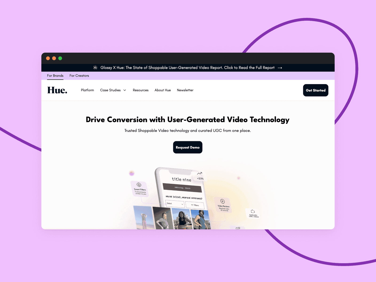 Hue's product screenshot
