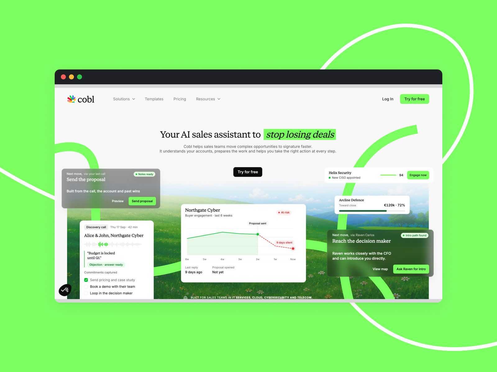 Cobl's product screenshot